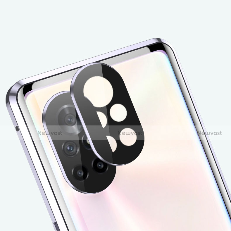 Luxury Aluminum Metal Frame Mirror Cover Case 360 Degrees M01 for Huawei Nova 8 Pro 5G