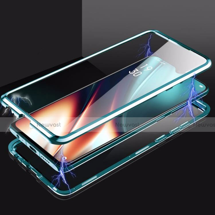 Luxury Aluminum Metal Frame Mirror Cover Case 360 Degrees M01 for Realme X2