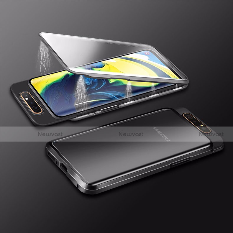 Luxury Aluminum Metal Frame Mirror Cover Case 360 Degrees M01 for Samsung Galaxy A90 4G