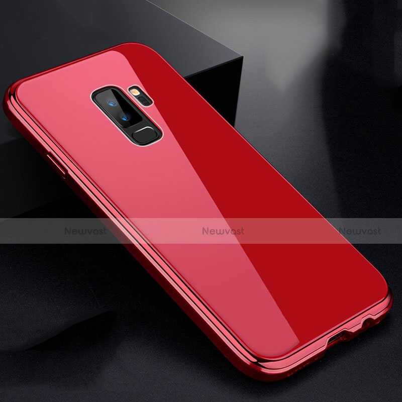 Luxury Aluminum Metal Frame Mirror Cover Case 360 Degrees M01 for Samsung Galaxy S9 Plus