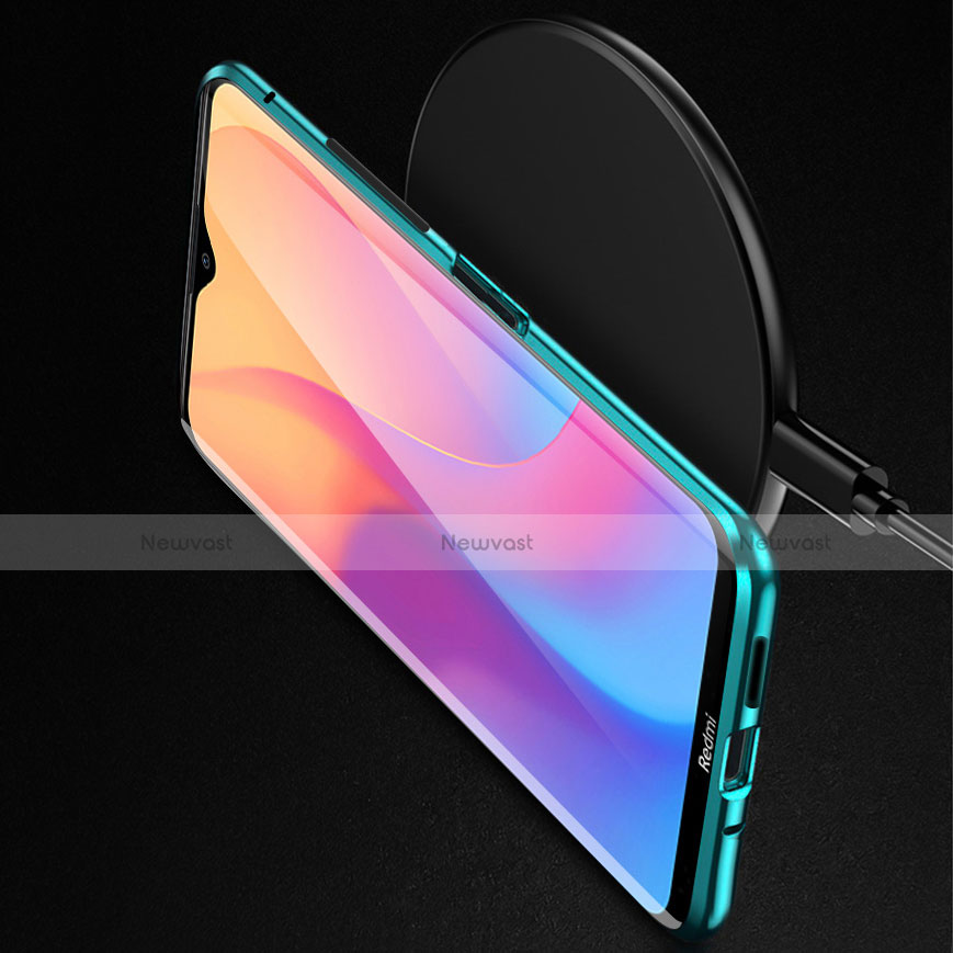 Luxury Aluminum Metal Frame Mirror Cover Case 360 Degrees M01 for Xiaomi Redmi 8A