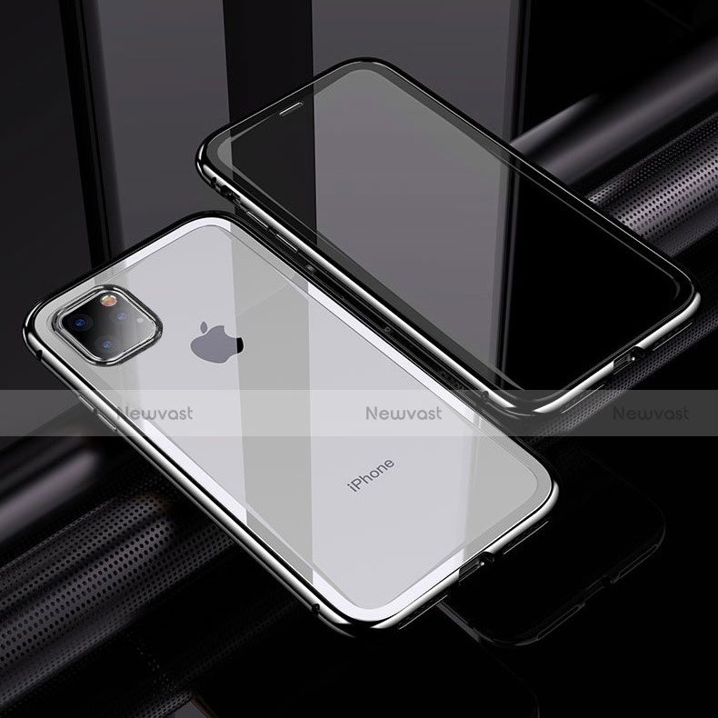 Luxury Aluminum Metal Frame Mirror Cover Case 360 Degrees M02 for Apple iPhone 11 Pro