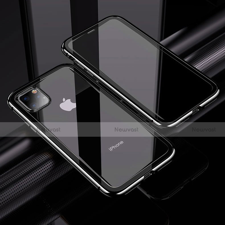 Luxury Aluminum Metal Frame Mirror Cover Case 360 Degrees M02 for Apple iPhone 11 Pro Max