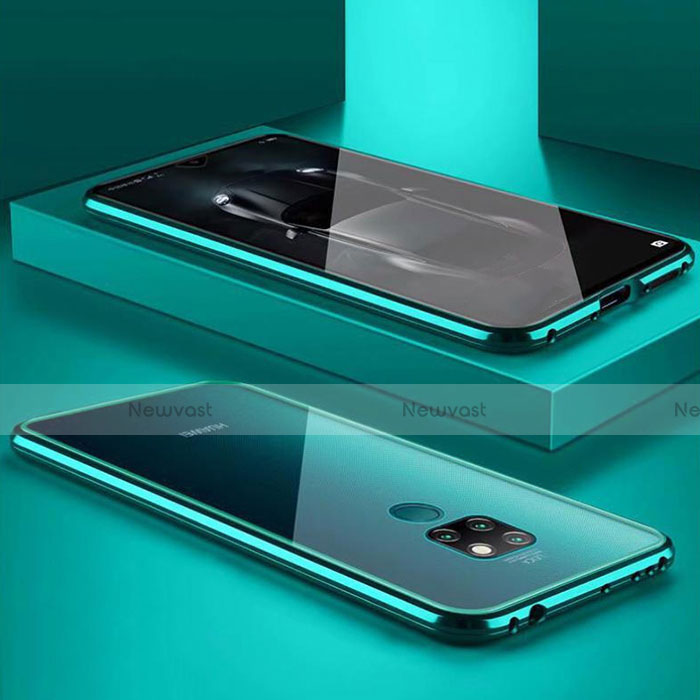 Luxury Aluminum Metal Frame Mirror Cover Case 360 Degrees M02 for Huawei Nova 5i Pro