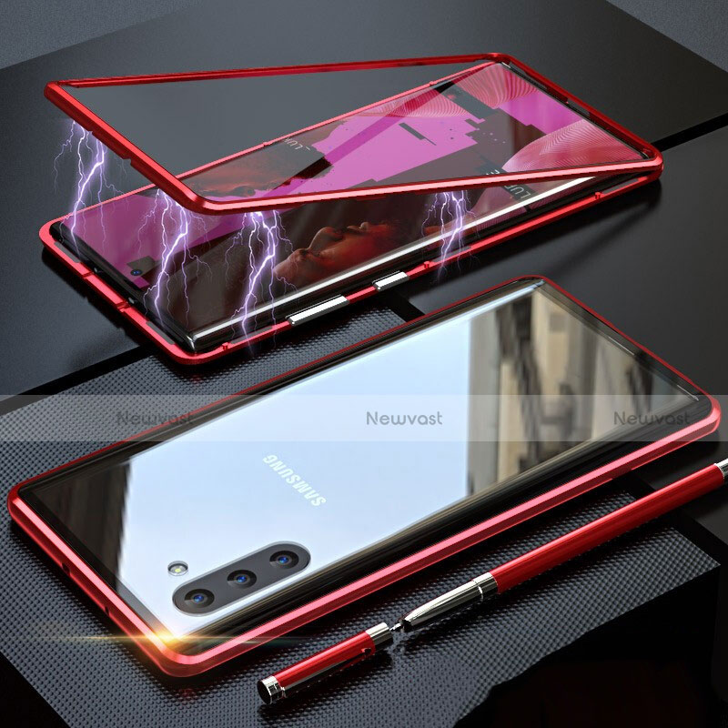 Luxury Aluminum Metal Frame Mirror Cover Case 360 Degrees M02 for Samsung Galaxy Note 10