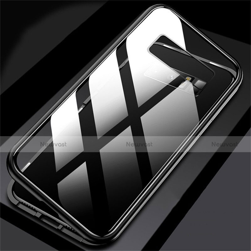 Luxury Aluminum Metal Frame Mirror Cover Case 360 Degrees M02 for Samsung Galaxy Note 8