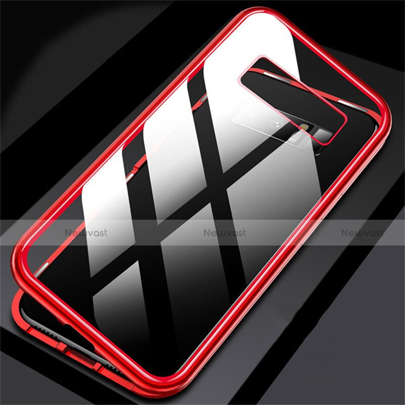 Luxury Aluminum Metal Frame Mirror Cover Case 360 Degrees M02 for Samsung Galaxy Note 8