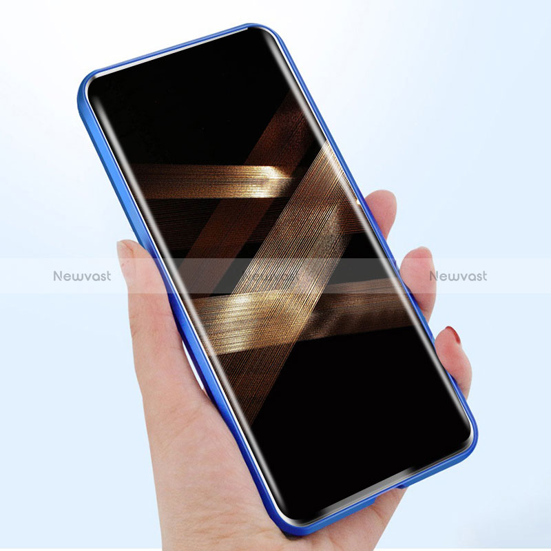 Luxury Aluminum Metal Frame Mirror Cover Case 360 Degrees M02 for Samsung Galaxy S25 Ultra 5G