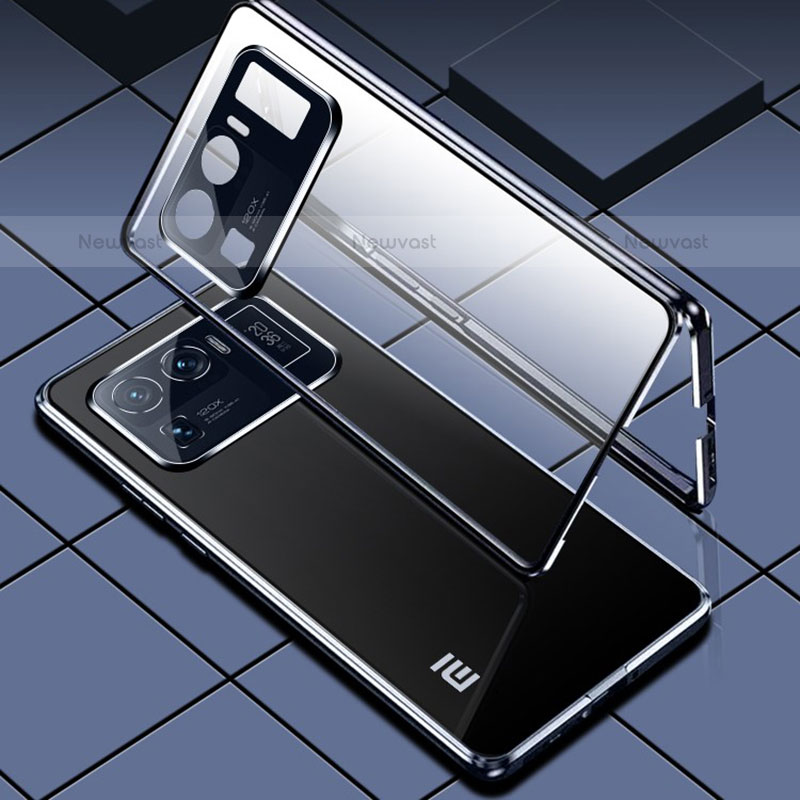 Luxury Aluminum Metal Frame Mirror Cover Case 360 Degrees M02 for Xiaomi Mi 11 Ultra 5G