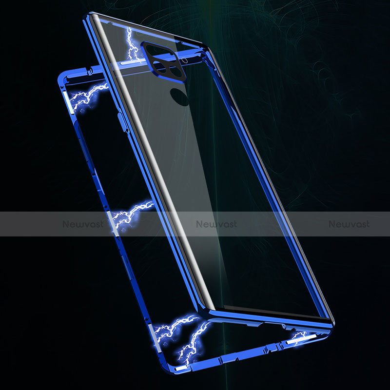 Luxury Aluminum Metal Frame Mirror Cover Case 360 Degrees M02 for Xiaomi Redmi 10X 4G