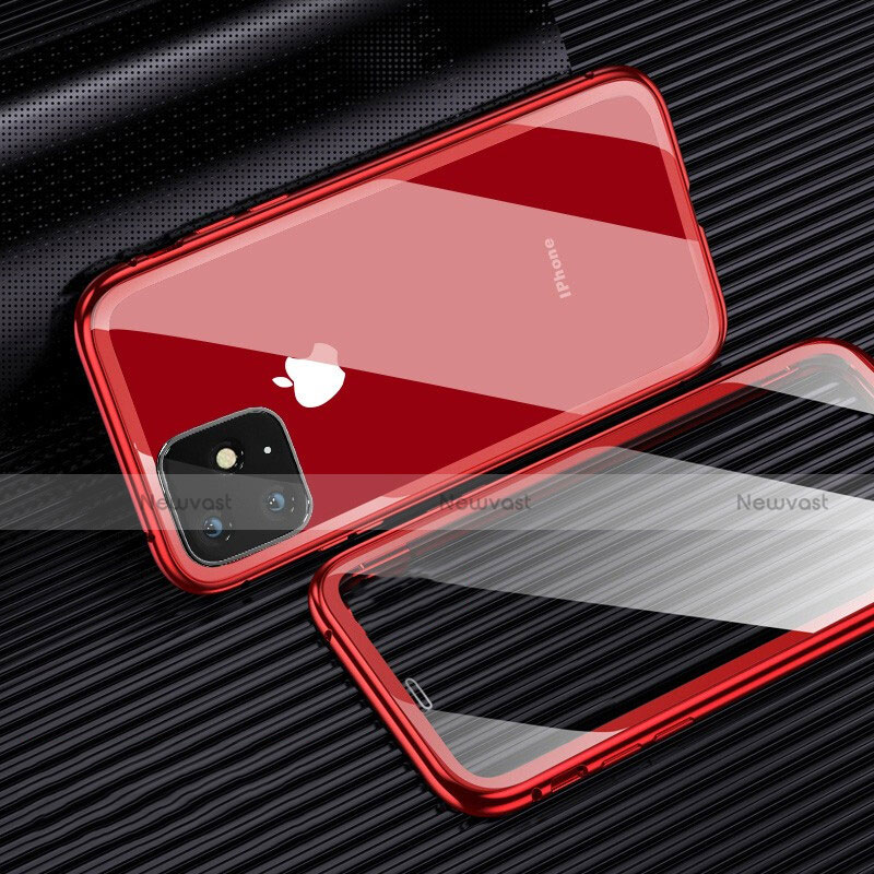 Luxury Aluminum Metal Frame Mirror Cover Case 360 Degrees M03 for Apple iPhone 11 Pro Max