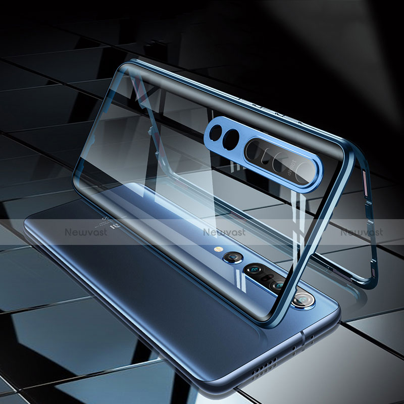 Luxury Aluminum Metal Frame Mirror Cover Case 360 Degrees M03 for Xiaomi Mi 10 Pro