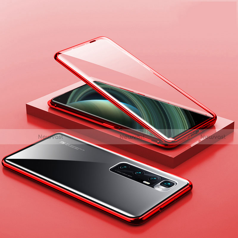 Luxury Aluminum Metal Frame Mirror Cover Case 360 Degrees M03 for Xiaomi Mi 10 Ultra