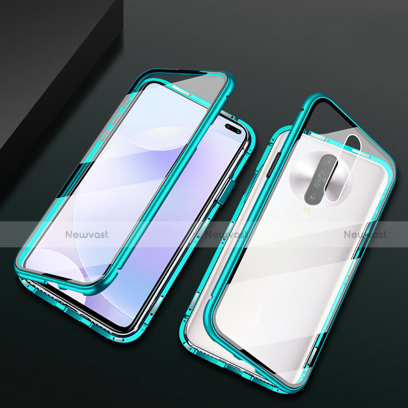 Luxury Aluminum Metal Frame Mirror Cover Case 360 Degrees M03 for Xiaomi Poco X2