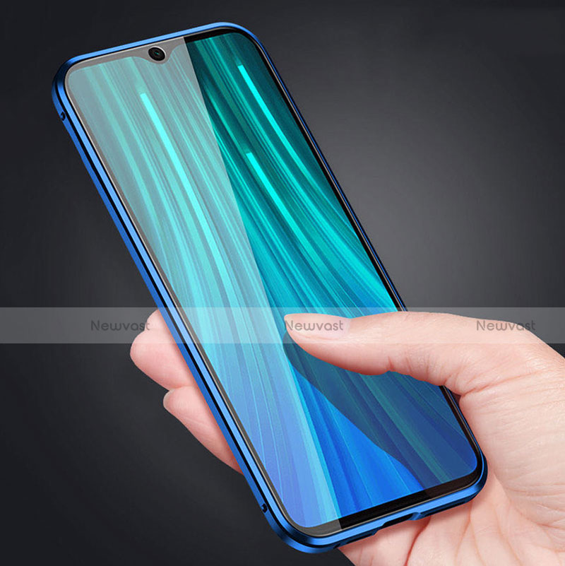 Luxury Aluminum Metal Frame Mirror Cover Case 360 Degrees M04 for Oppo A11X