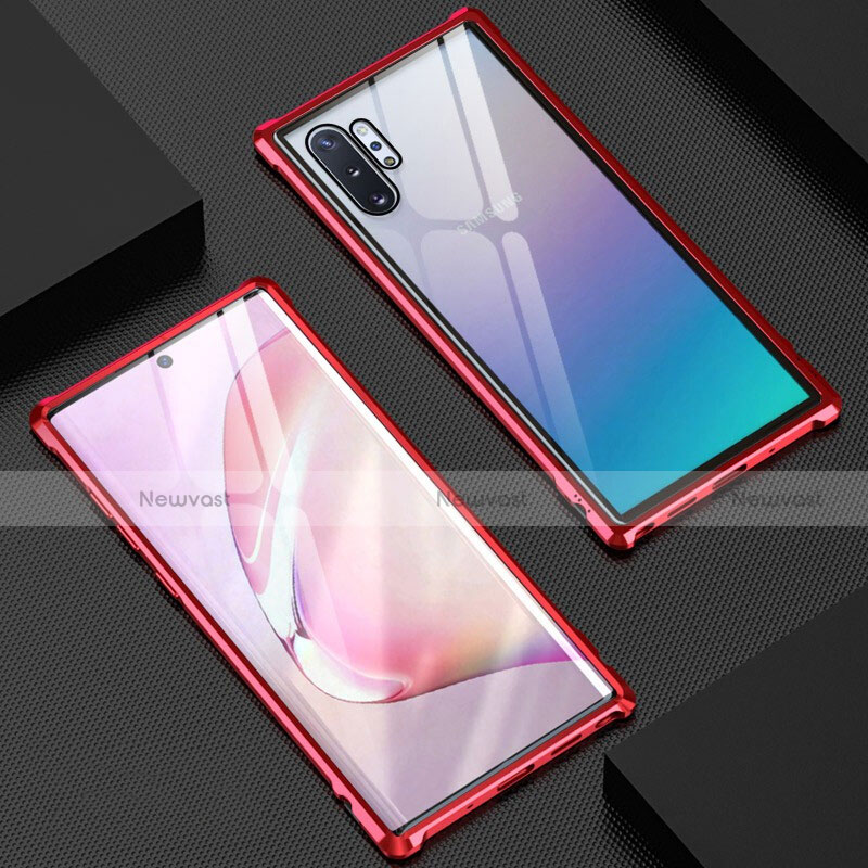 Luxury Aluminum Metal Frame Mirror Cover Case 360 Degrees M04 for Samsung Galaxy Note 10 Plus 5G