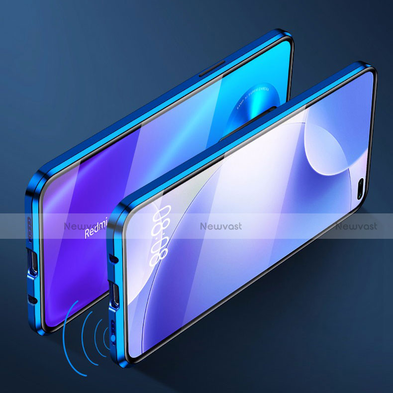 Luxury Aluminum Metal Frame Mirror Cover Case 360 Degrees M04 for Xiaomi Redmi K30 4G