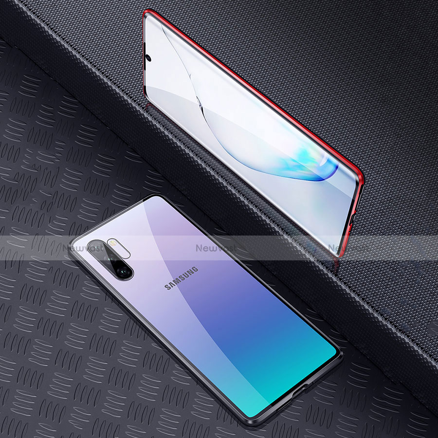 Luxury Aluminum Metal Frame Mirror Cover Case 360 Degrees M05 for Samsung Galaxy Note 10 Plus 5G