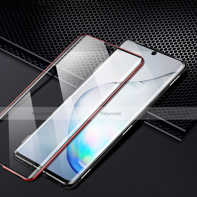 Luxury Aluminum Metal Frame Mirror Cover Case 360 Degrees M05 for Samsung Galaxy Note 10 Plus 5G