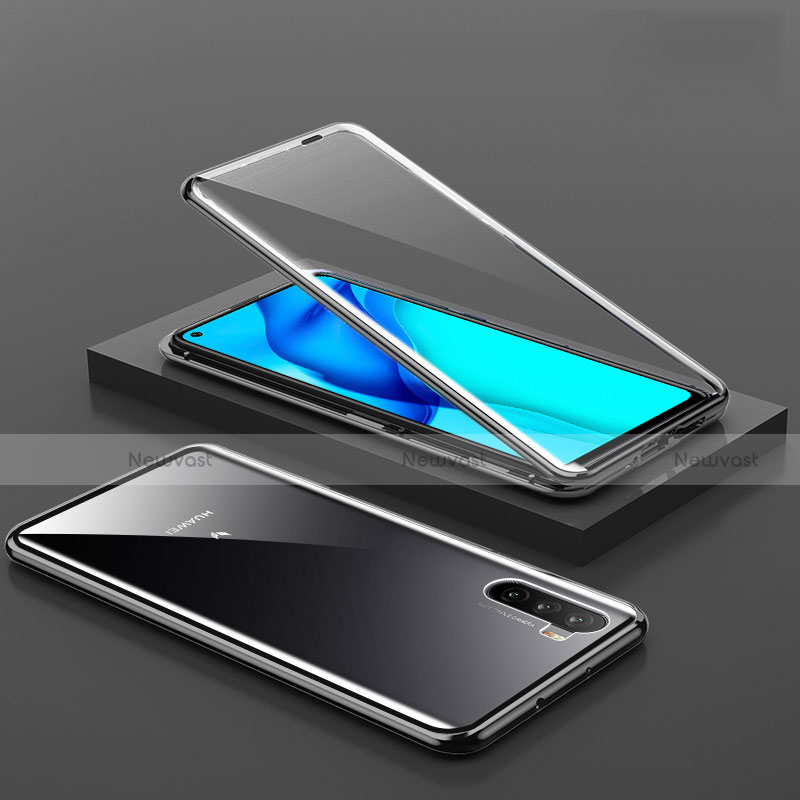 Luxury Aluminum Metal Frame Mirror Cover Case 360 Degrees M06 for Huawei Mate 40 Lite 5G