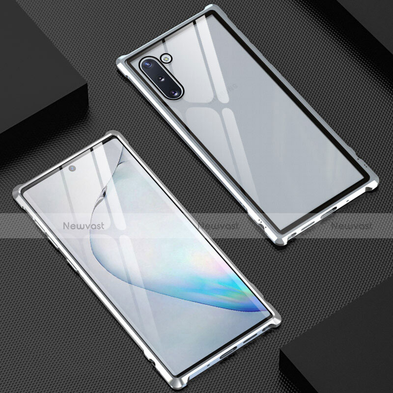 Luxury Aluminum Metal Frame Mirror Cover Case 360 Degrees M06 for Samsung Galaxy Note 10 5G