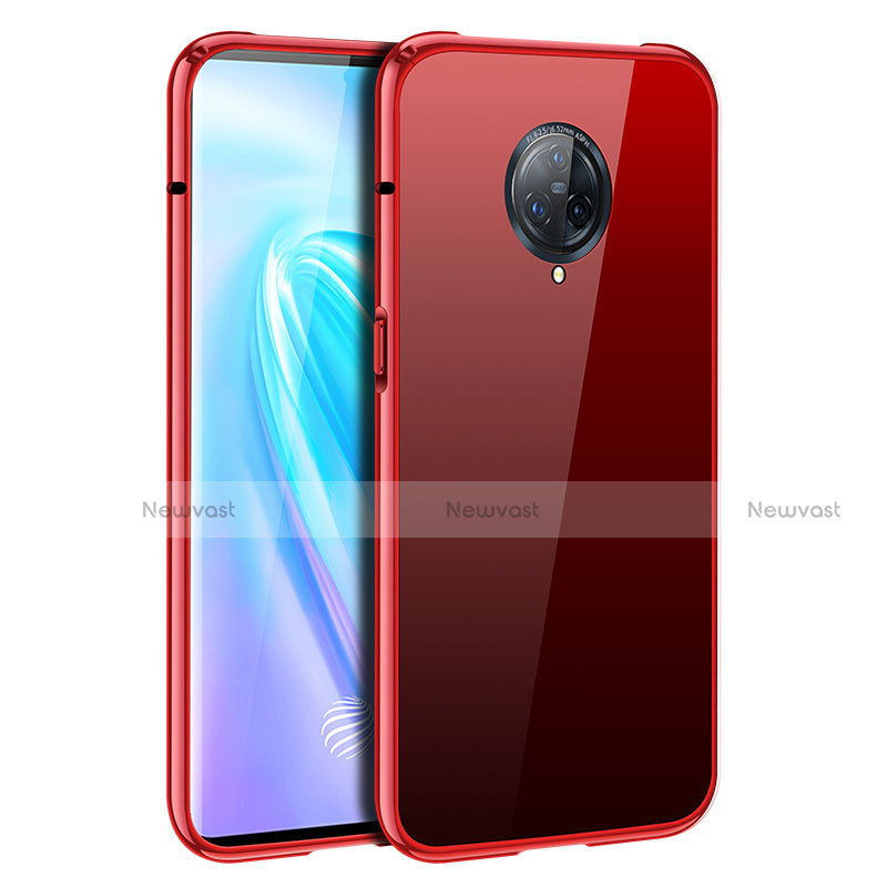 Luxury Aluminum Metal Frame Mirror Cover Case 360 Degrees M06 for Vivo Nex 3