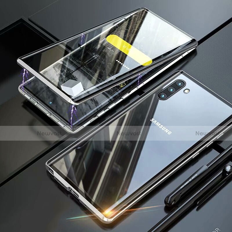 Luxury Aluminum Metal Frame Mirror Cover Case 360 Degrees M07 for Samsung Galaxy Note 10 5G