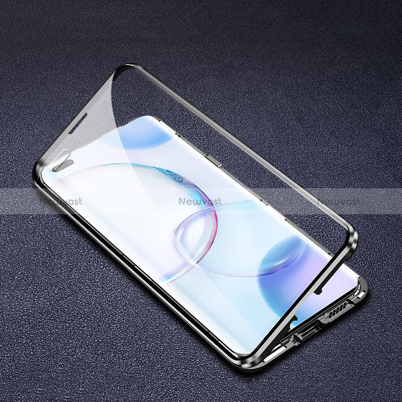 Luxury Aluminum Metal Frame Mirror Cover Case 360 Degrees P01 for Huawei Nova 9 Pro