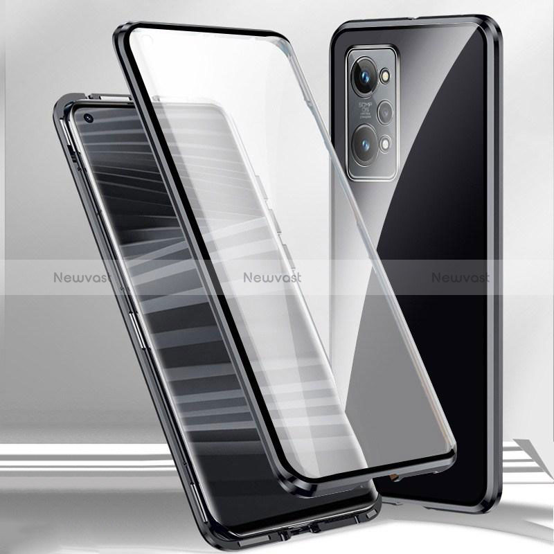 Luxury Aluminum Metal Frame Mirror Cover Case 360 Degrees P01 for Oppo K10 Pro 5G