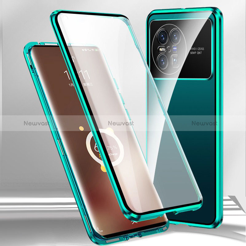 Luxury Aluminum Metal Frame Mirror Cover Case 360 Degrees P01 for Vivo X Note