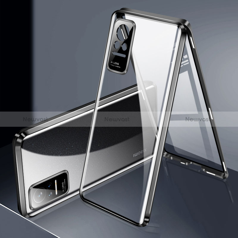 Luxury Aluminum Metal Frame Mirror Cover Case 360 Degrees P01 for Xiaomi Civi 1S 5G