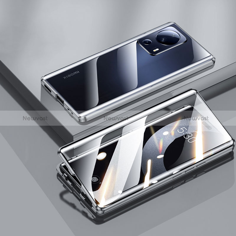 Luxury Aluminum Metal Frame Mirror Cover Case 360 Degrees P01 for Xiaomi Civi 2 5G