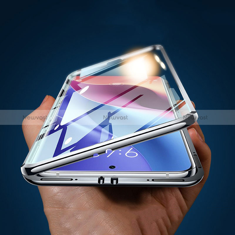 Luxury Aluminum Metal Frame Mirror Cover Case 360 Degrees P01 for Xiaomi Mi 11X Pro 5G