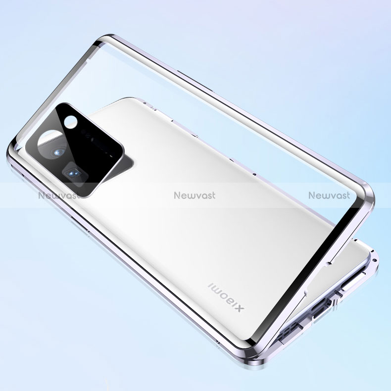 Luxury Aluminum Metal Frame Mirror Cover Case 360 Degrees P01 for Xiaomi Mi Mix 4 5G