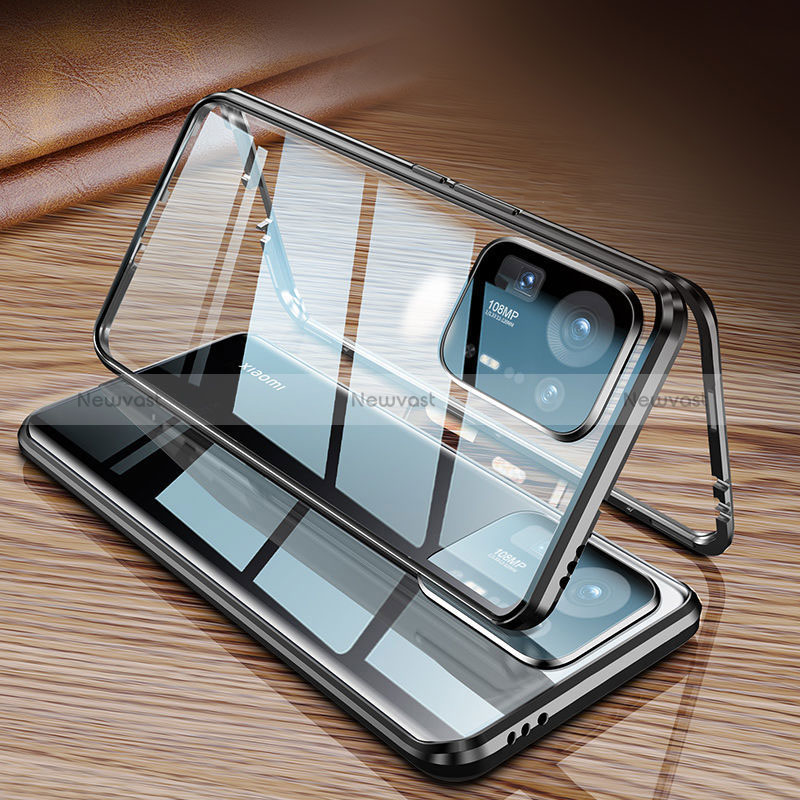 Luxury Aluminum Metal Frame Mirror Cover Case 360 Degrees P01 for Xiaomi Mi Mix 4 5G