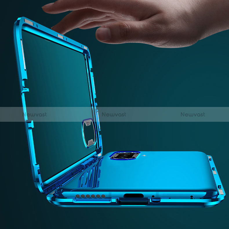 Luxury Aluminum Metal Frame Mirror Cover Case 360 Degrees P01 for Xiaomi Poco F3 GT 5G