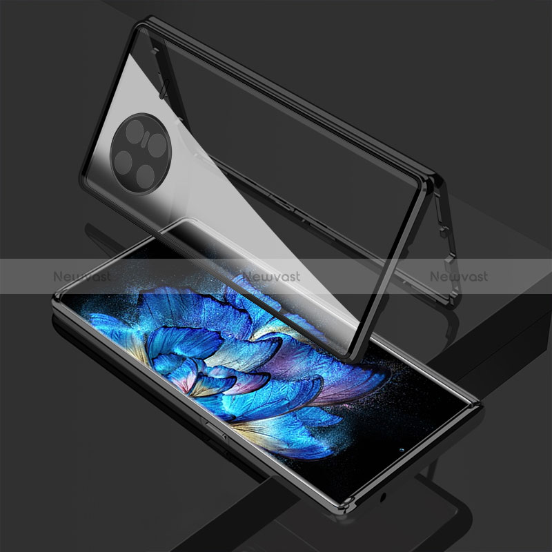 Luxury Aluminum Metal Frame Mirror Cover Case 360 Degrees P02 for Vivo X Note