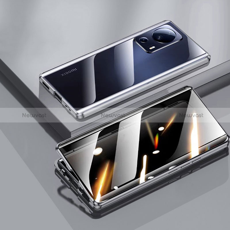 Luxury Aluminum Metal Frame Mirror Cover Case 360 Degrees P02 for Xiaomi Civi 2 5G