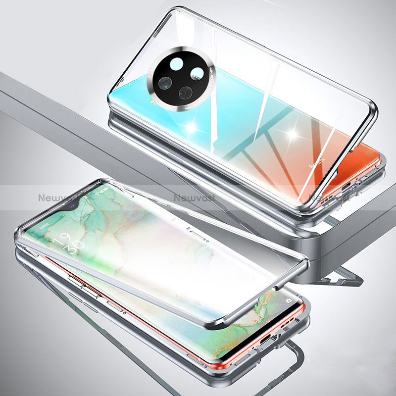 Luxury Aluminum Metal Frame Mirror Cover Case 360 Degrees P02 for Xiaomi Mi 10T Lite 5G