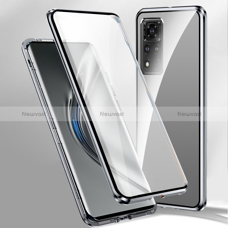 Luxury Aluminum Metal Frame Mirror Cover Case 360 Degrees P02 for Xiaomi Poco X4 NFC