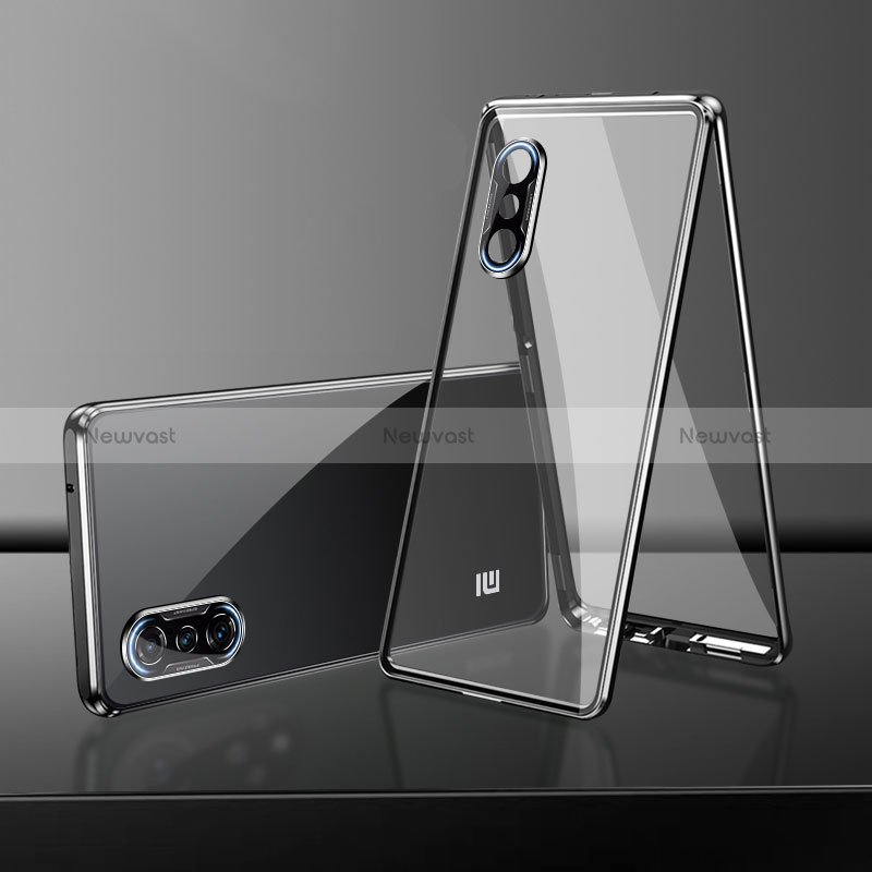 Luxury Aluminum Metal Frame Mirror Cover Case 360 Degrees P02 for Xiaomi Redmi K40 Gaming 5G