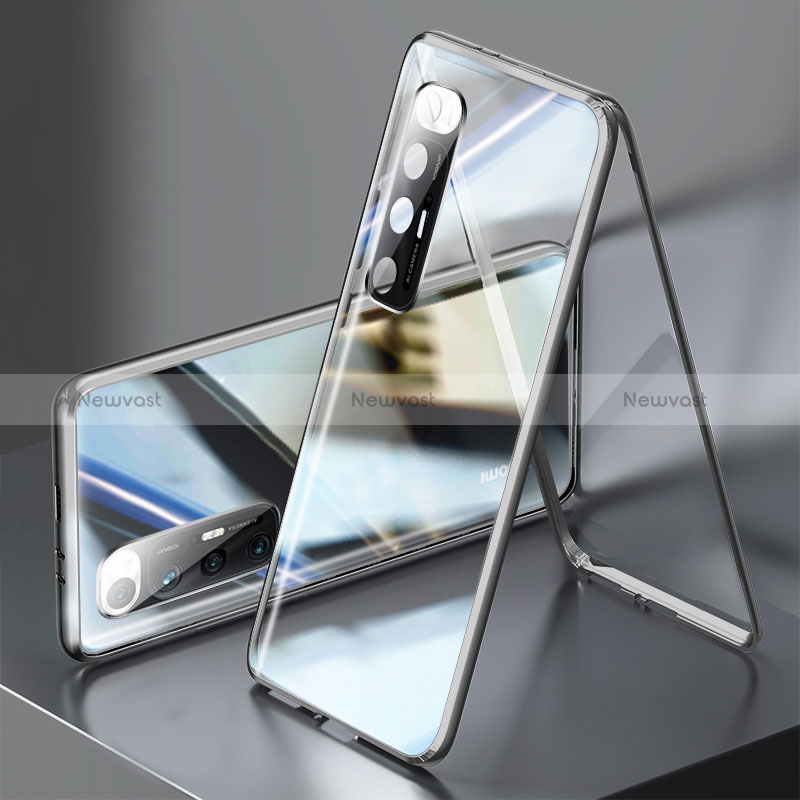 Luxury Aluminum Metal Frame Mirror Cover Case 360 Degrees P03 for Xiaomi Mi 10S 5G