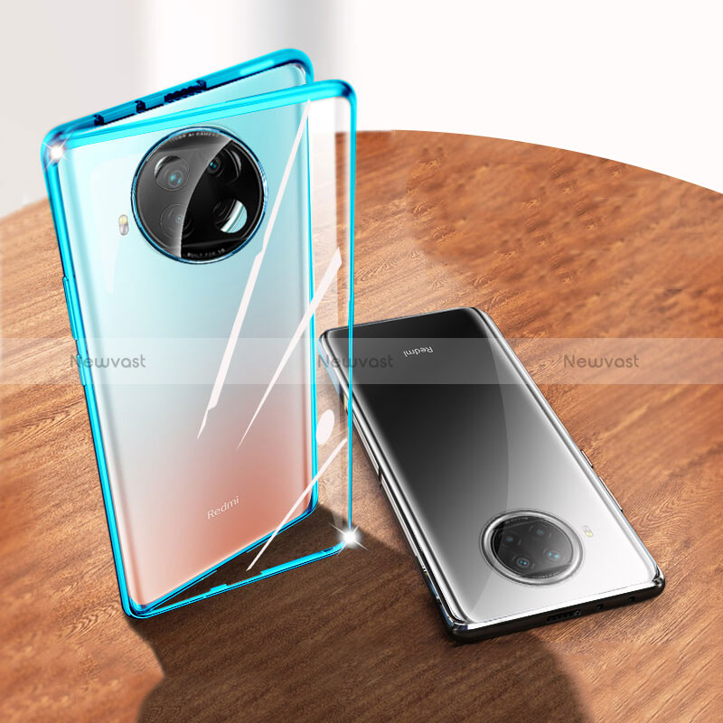 Luxury Aluminum Metal Frame Mirror Cover Case 360 Degrees P03 for Xiaomi Mi 10T Lite 5G