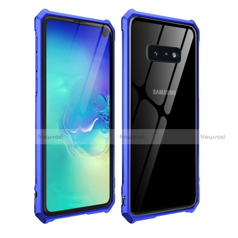 Luxury Aluminum Metal Frame Mirror Cover Case 360 Degrees T01 for Samsung Galaxy S10e