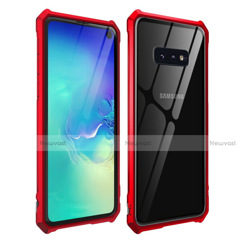 Luxury Aluminum Metal Frame Mirror Cover Case 360 Degrees T01 for Samsung Galaxy S10e