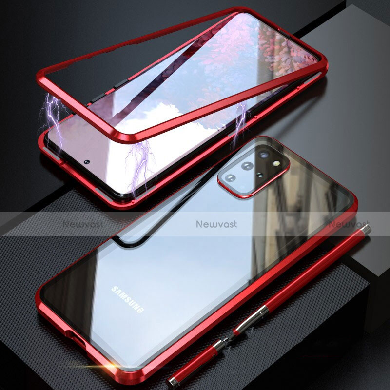 Luxury Aluminum Metal Frame Mirror Cover Case 360 Degrees T01 for Samsung Galaxy S20 Plus