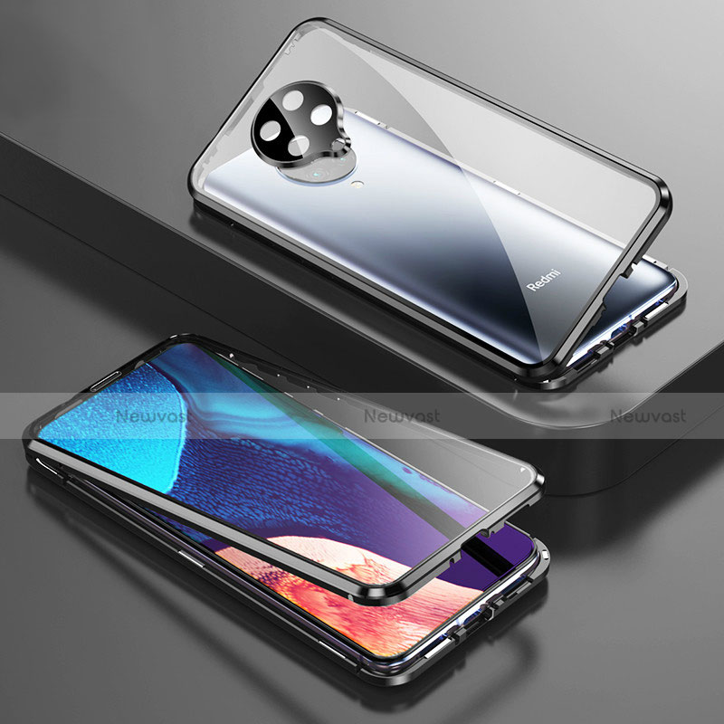 Luxury Aluminum Metal Frame Mirror Cover Case 360 Degrees T01 for Xiaomi Poco F2 Pro