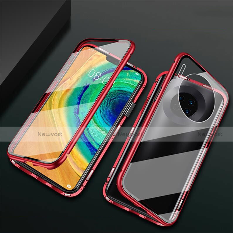 Luxury Aluminum Metal Frame Mirror Cover Case 360 Degrees T02 for Huawei Mate 30 Pro