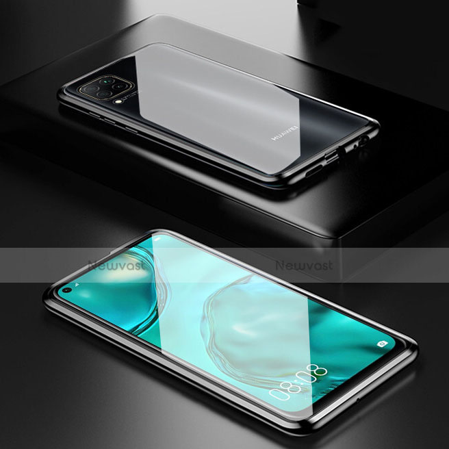 Luxury Aluminum Metal Frame Mirror Cover Case 360 Degrees T02 for Huawei Nova 6 SE