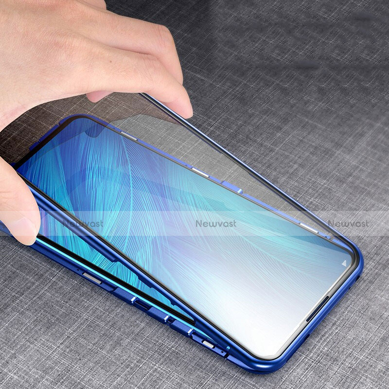 Luxury Aluminum Metal Frame Mirror Cover Case 360 Degrees T02 for OnePlus 7T